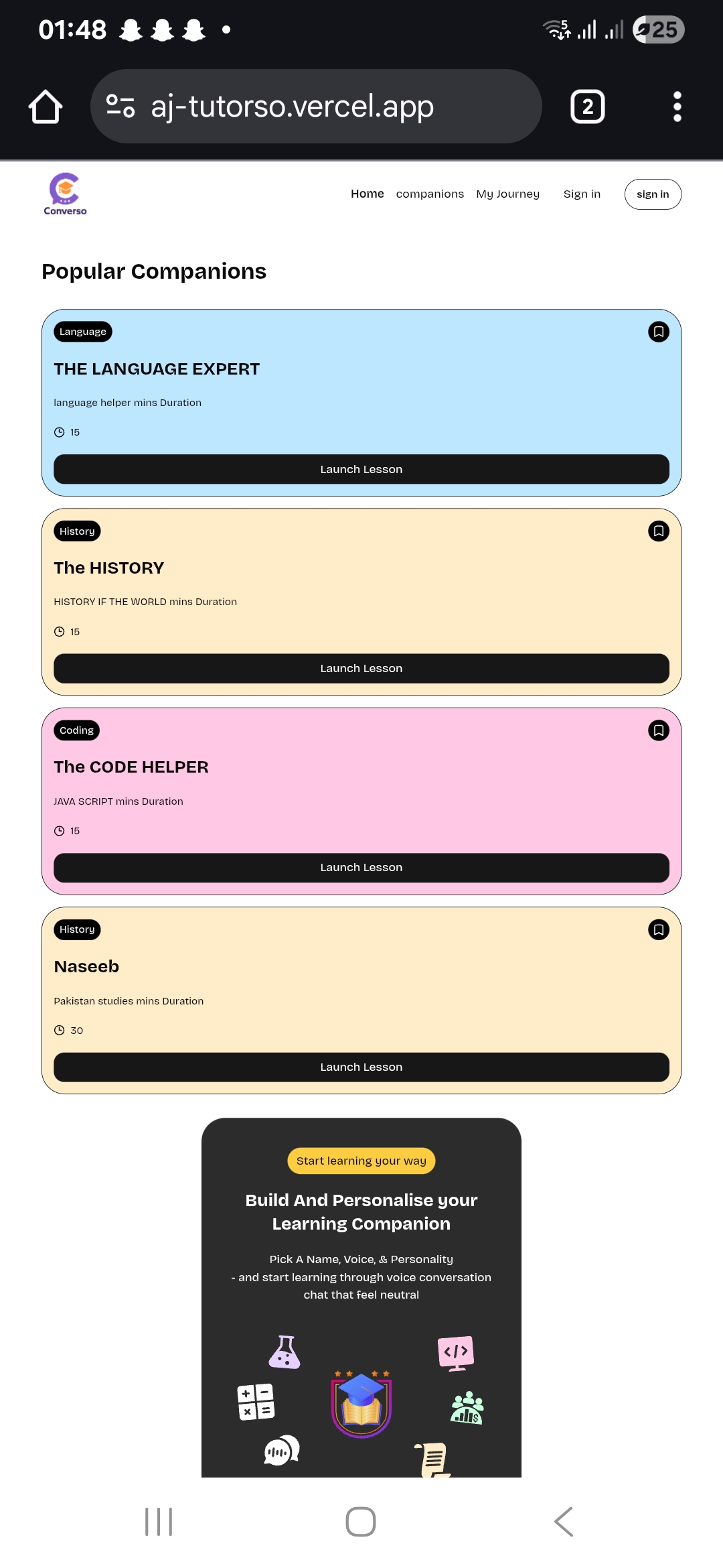 AJ Tutorso – AI-Powered Tutor SaaS for Smarter Learning