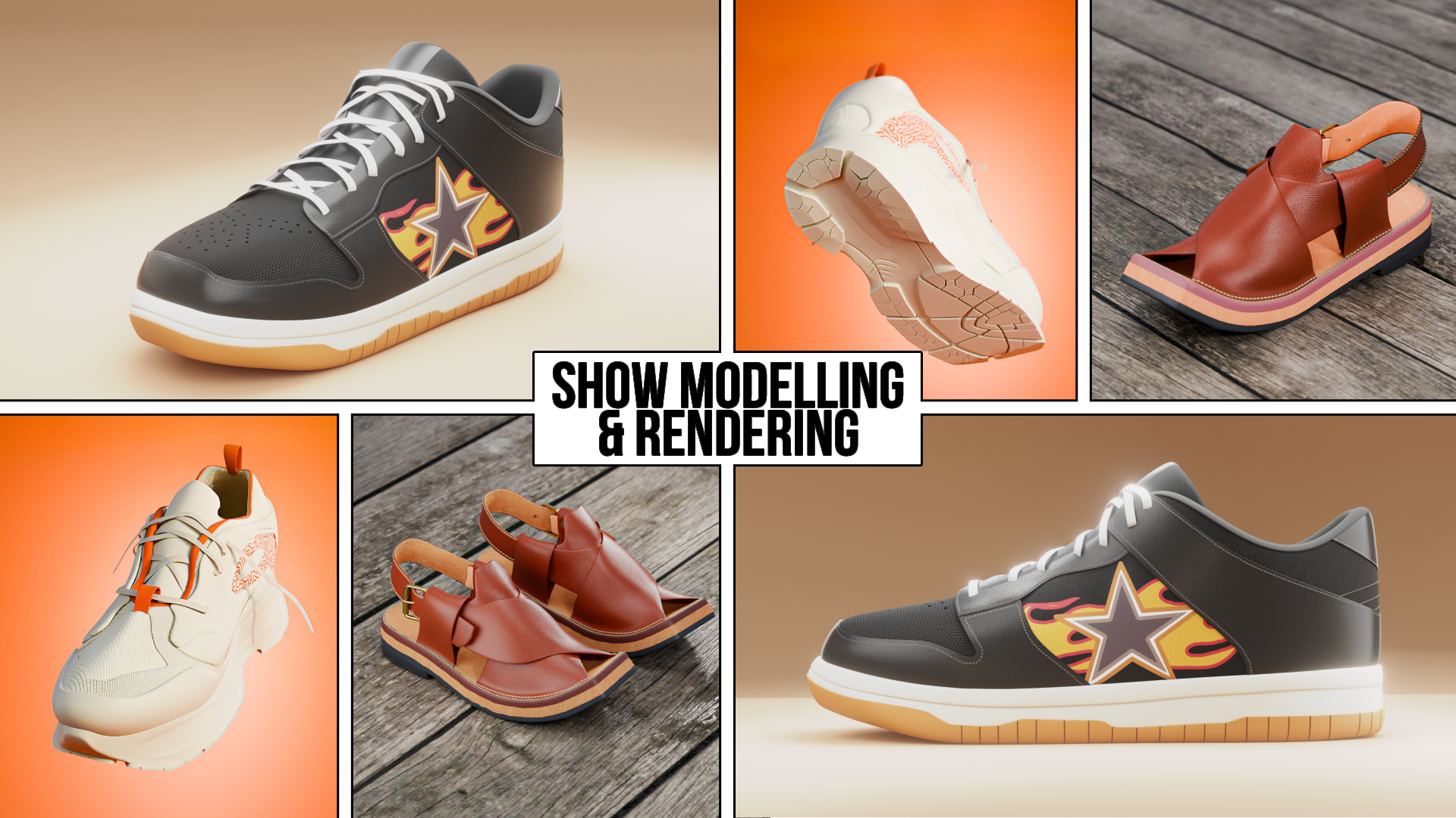 I will create stunning 3D shoe models and realistic renders
