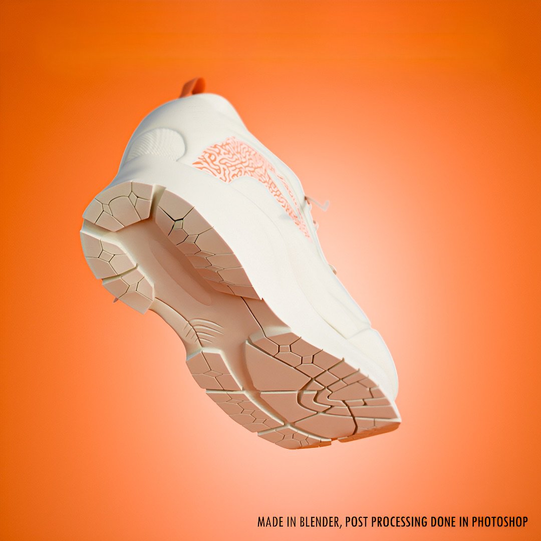 I will create stunning 3D shoe models and realistic renders