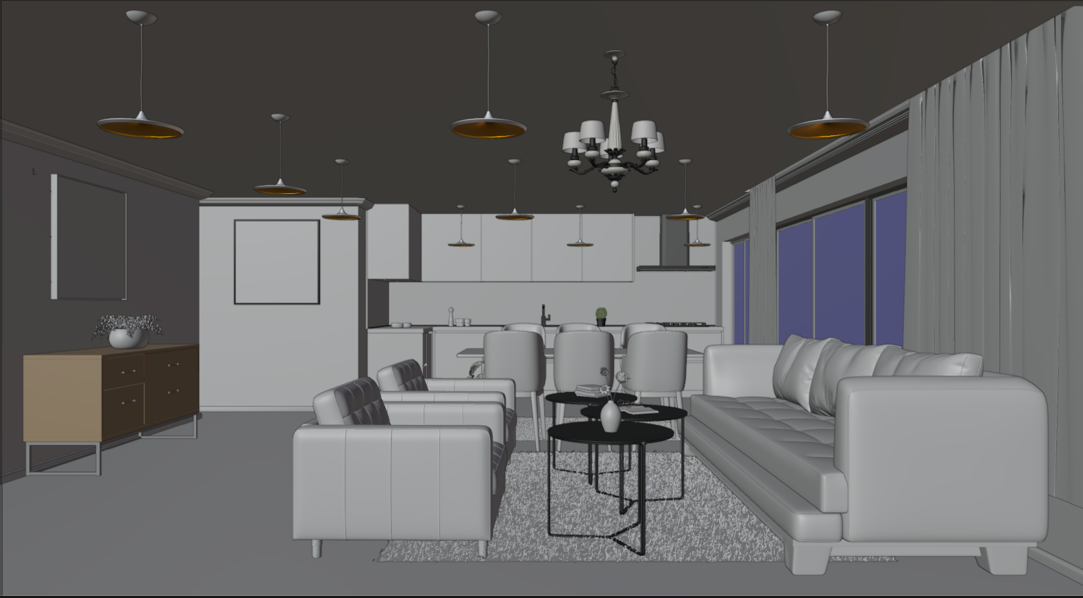 I will create a high-quality 3D photorealistic architectural visualization