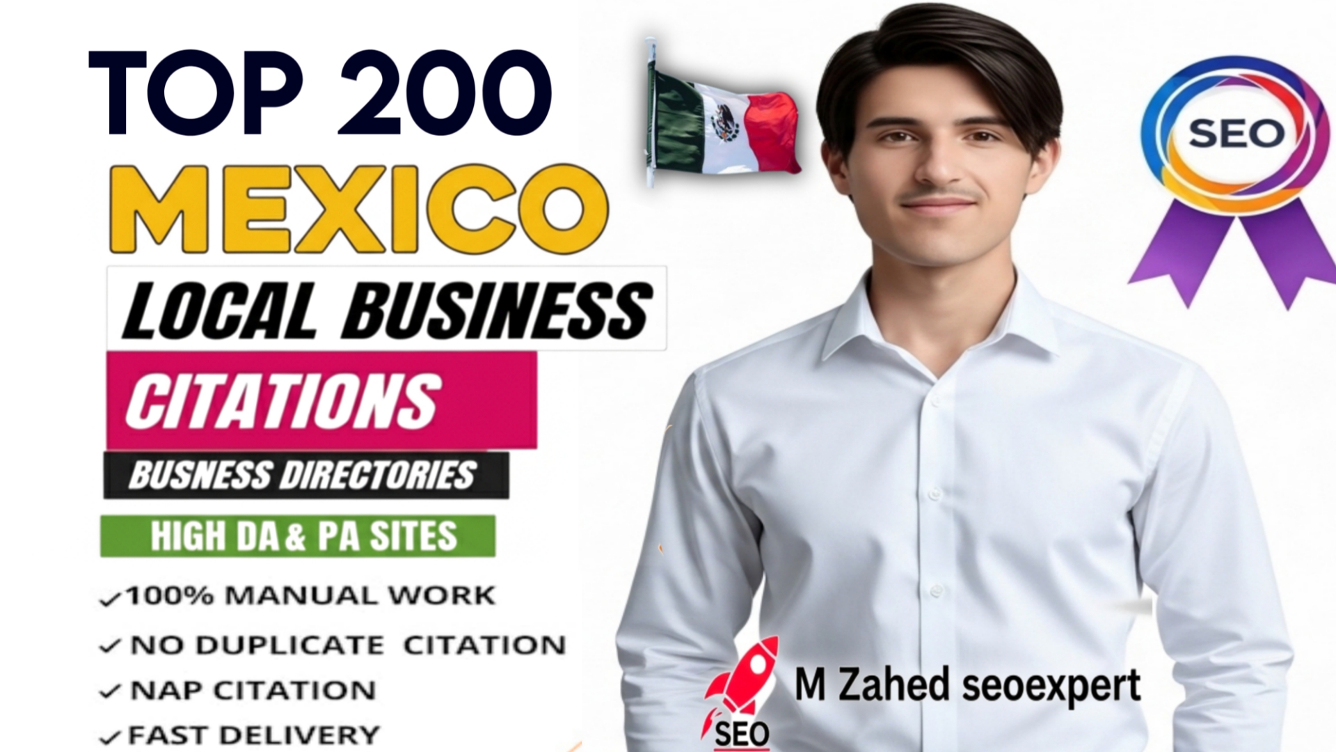 I well list your business top 200 Mexico local Citations maunlly