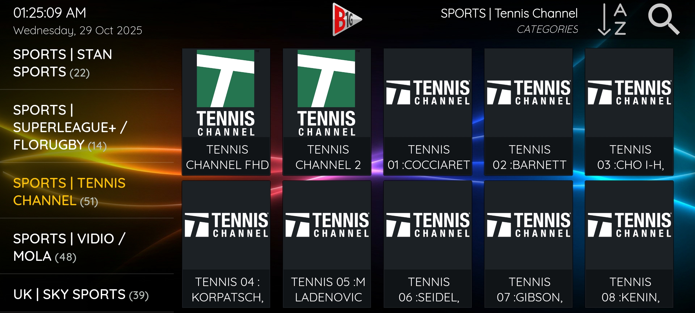 B1G IPTV Username Password - B1G Player Login - B1G IPTV Service Provider - IPTV B1G Player Subscription
