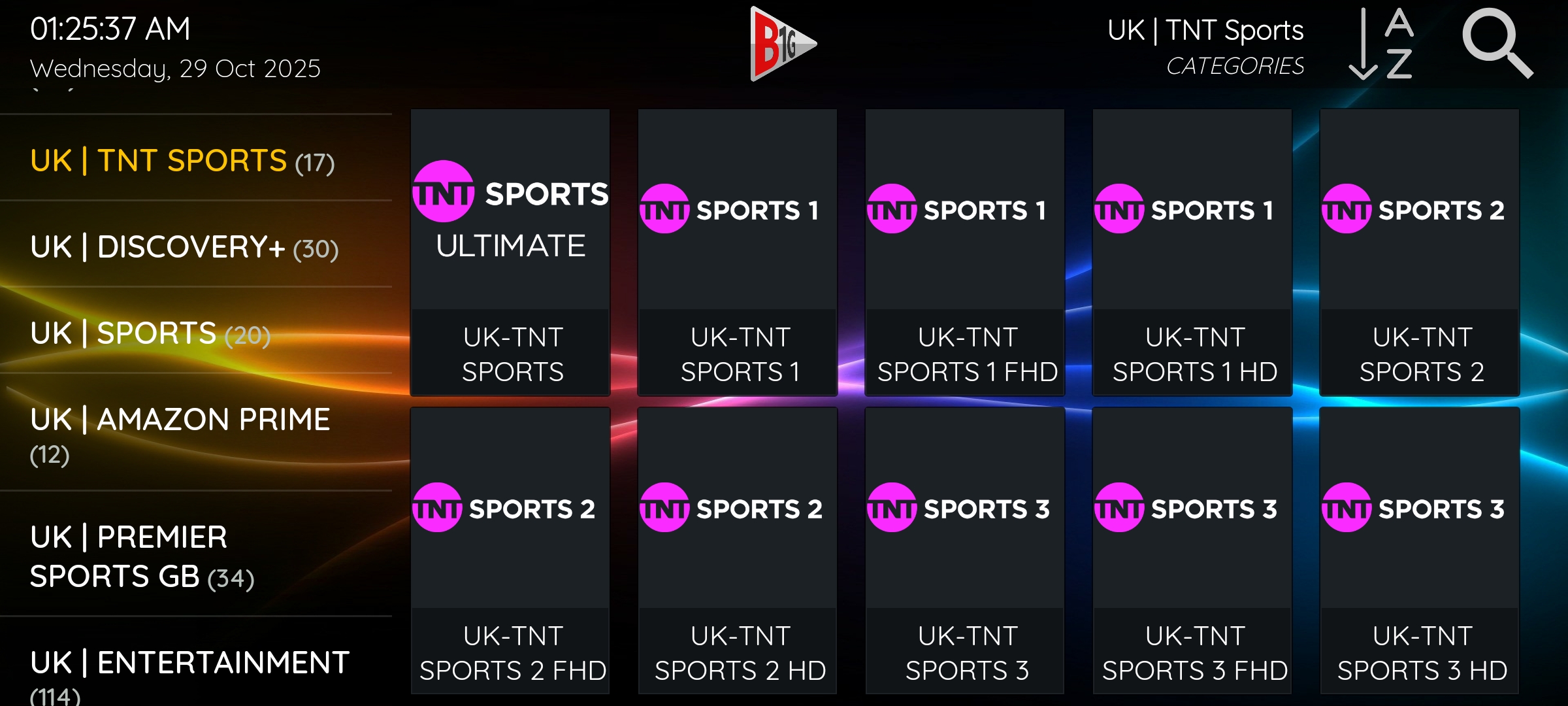 B1G IPTV Username Password - B1G Player Login - B1G IPTV Service Provider - IPTV B1G Player Subscription
