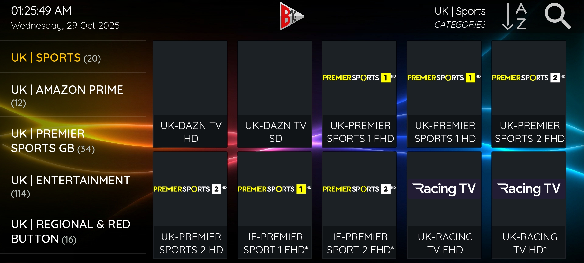 B1G IPTV Username Password - B1G Player Login - B1G IPTV Service Provider - IPTV B1G Player Subscription