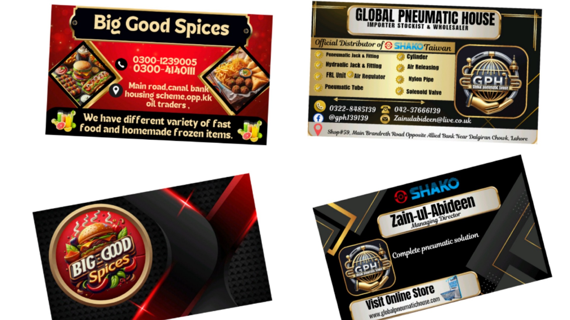 Professional Business card design