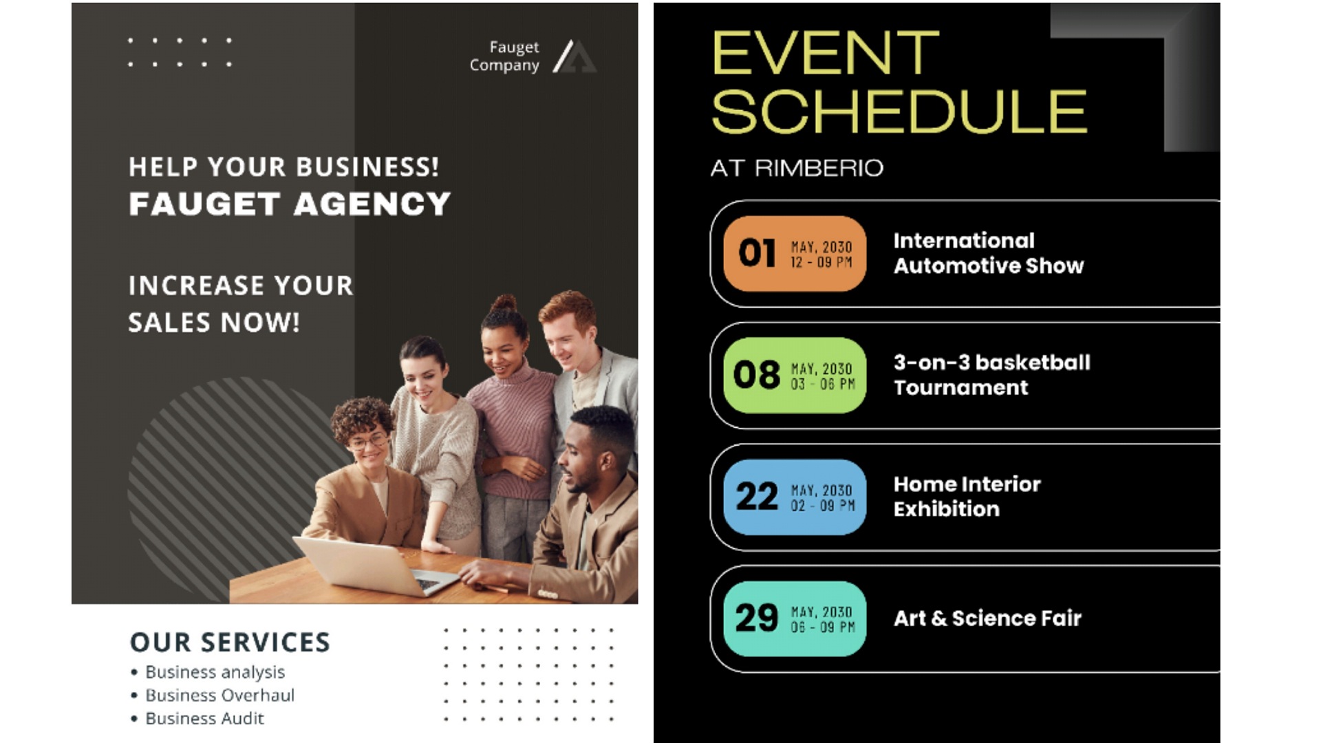 Get a stunning poster, banner, or flyer that grabs attention