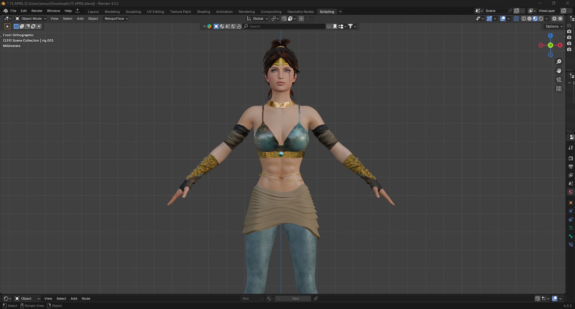 I will do professional 3d character modeling for games, animation and VR