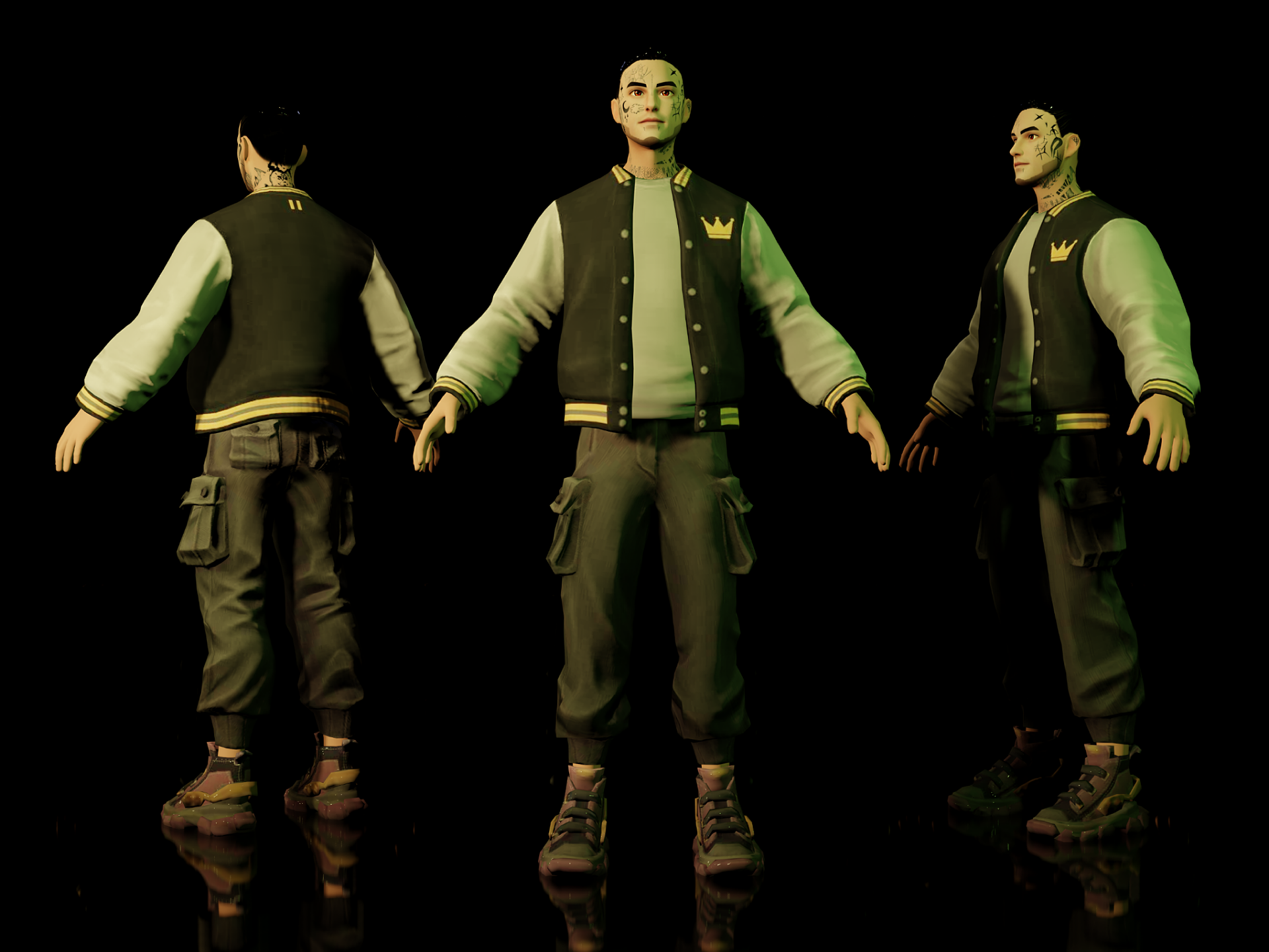 I will create realistic or cartoon 3D character models for games, animation, and films