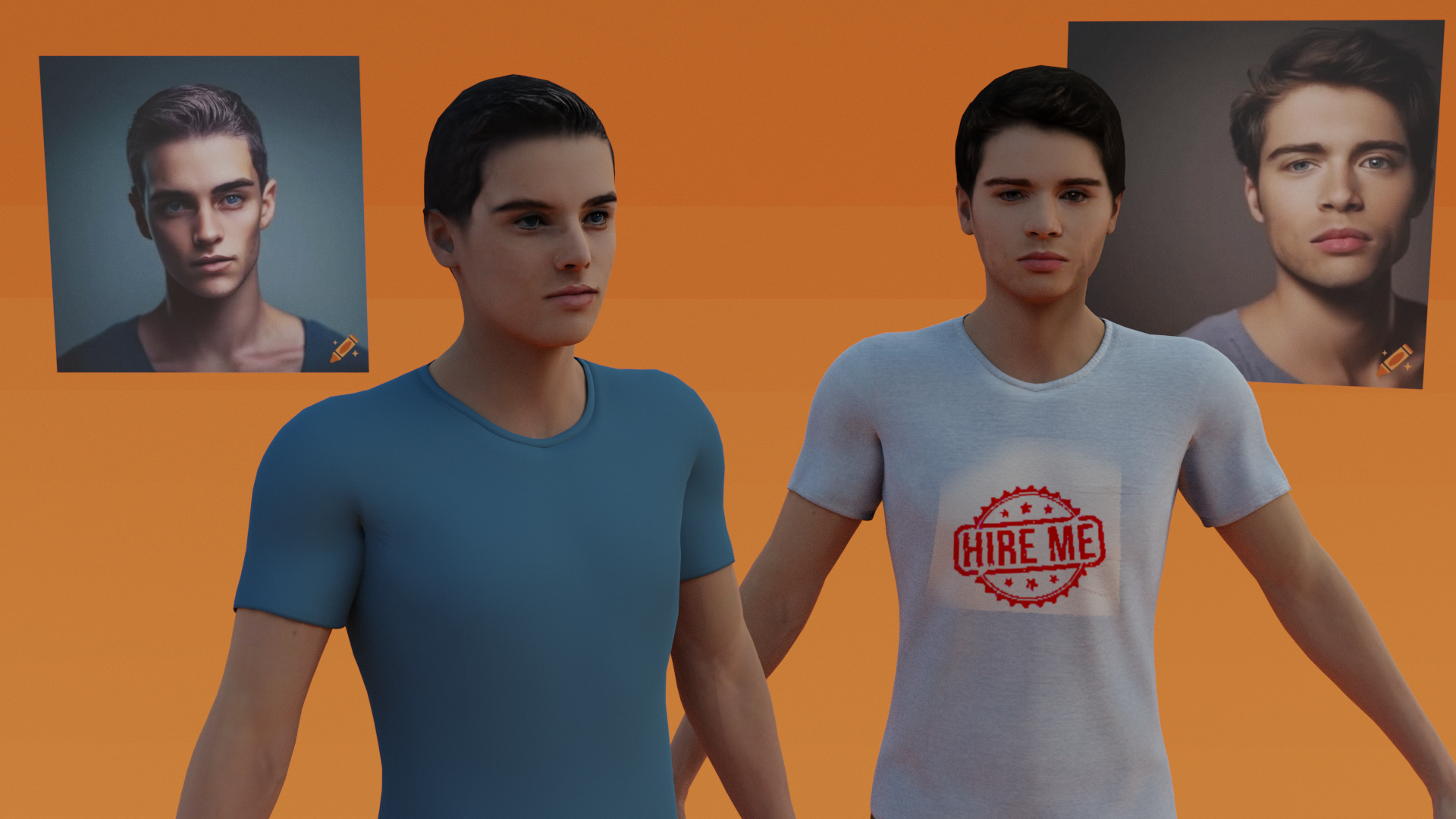 I will create realistic or cartoon 3D character models for games, animation, and films