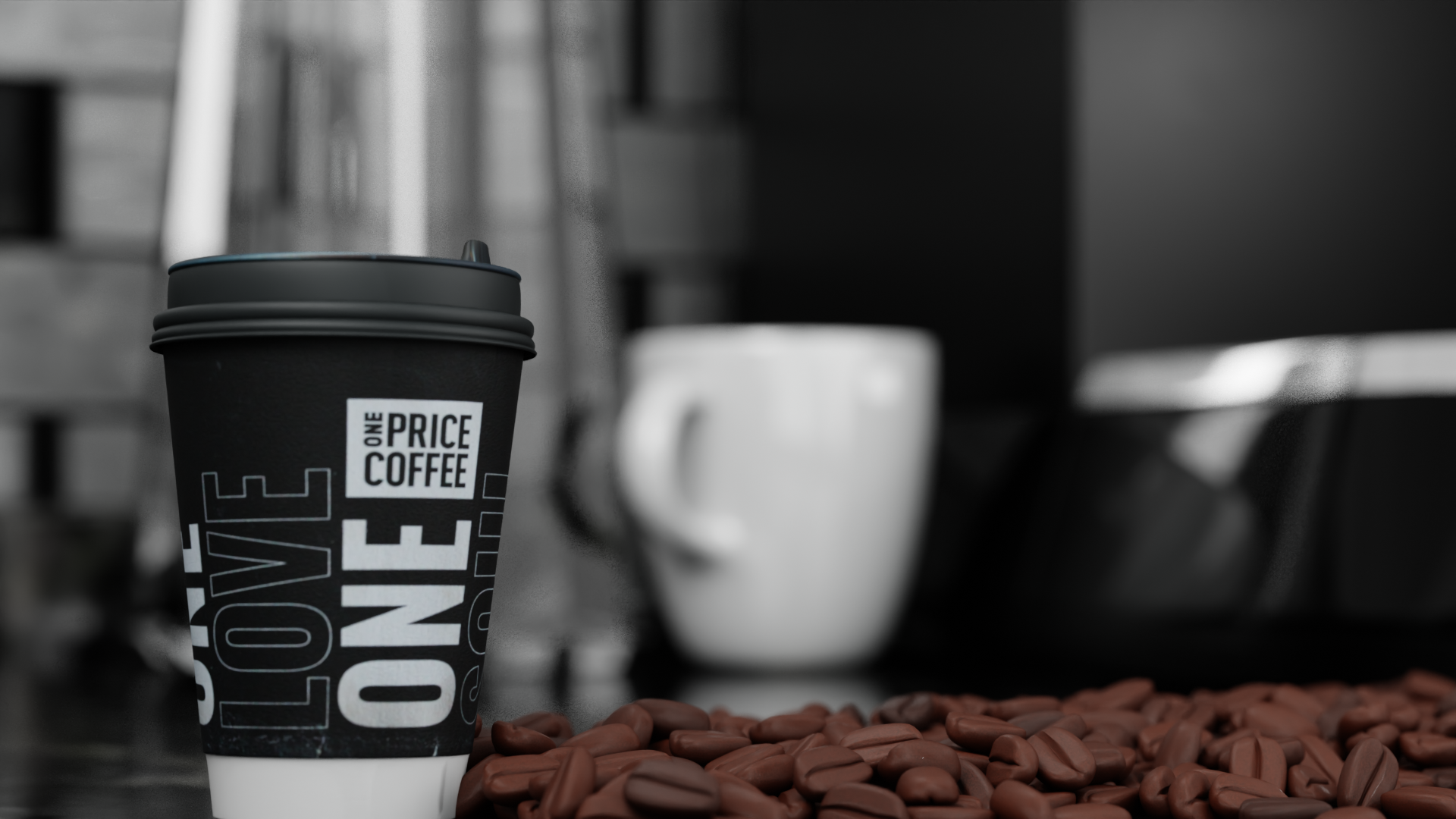 I will make cinematic 3D coffee beans animation for branding