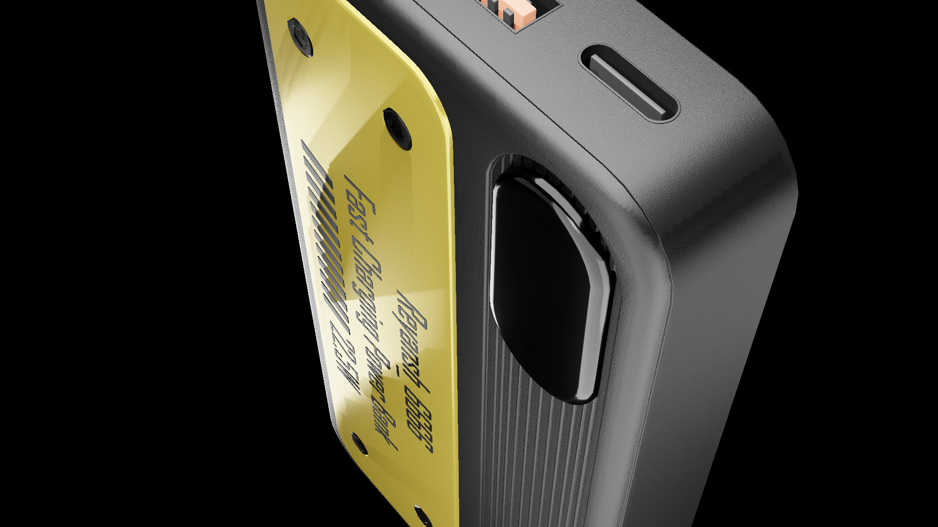 3d animation of power bank