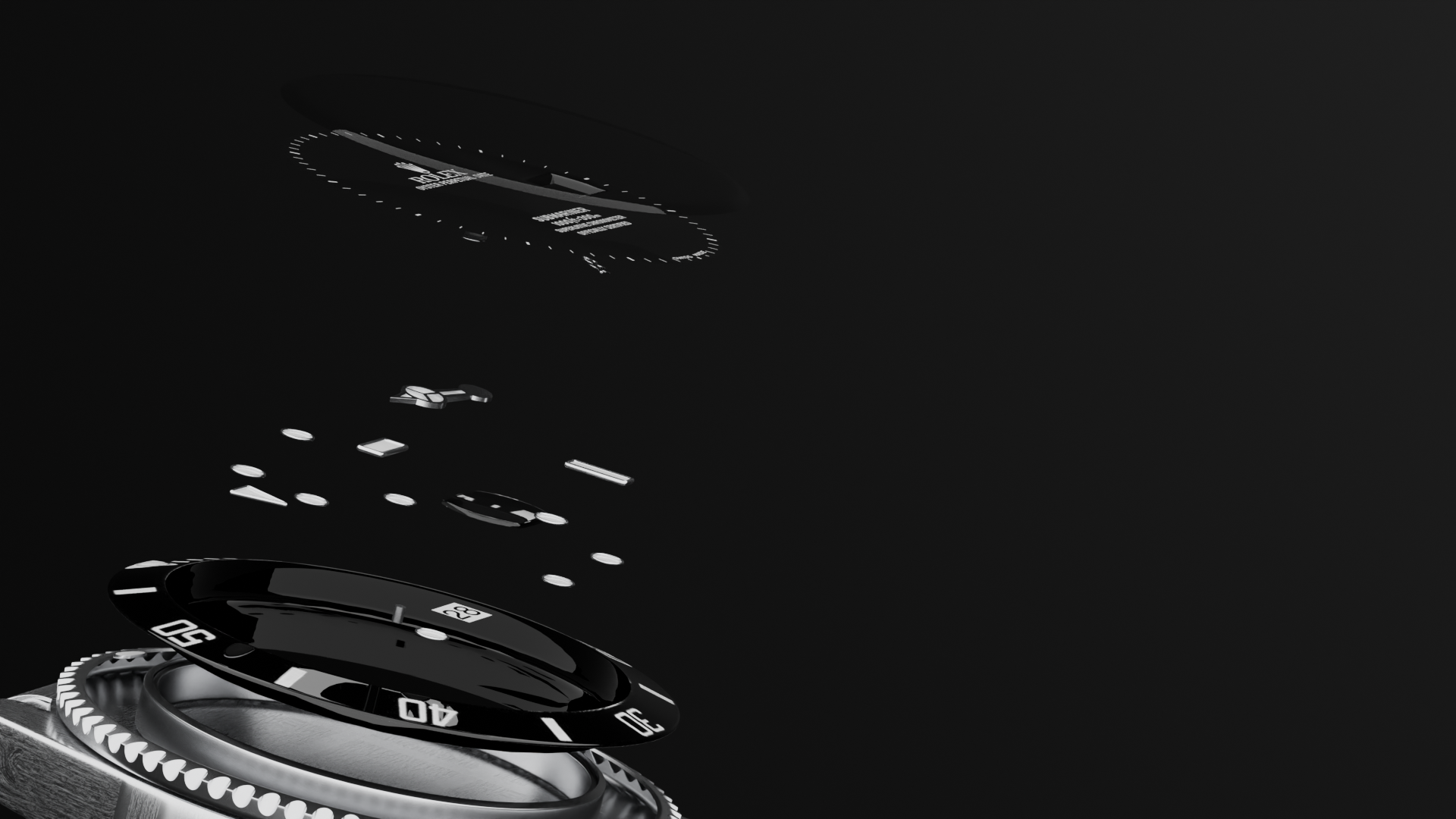 3d animation of rolex watch