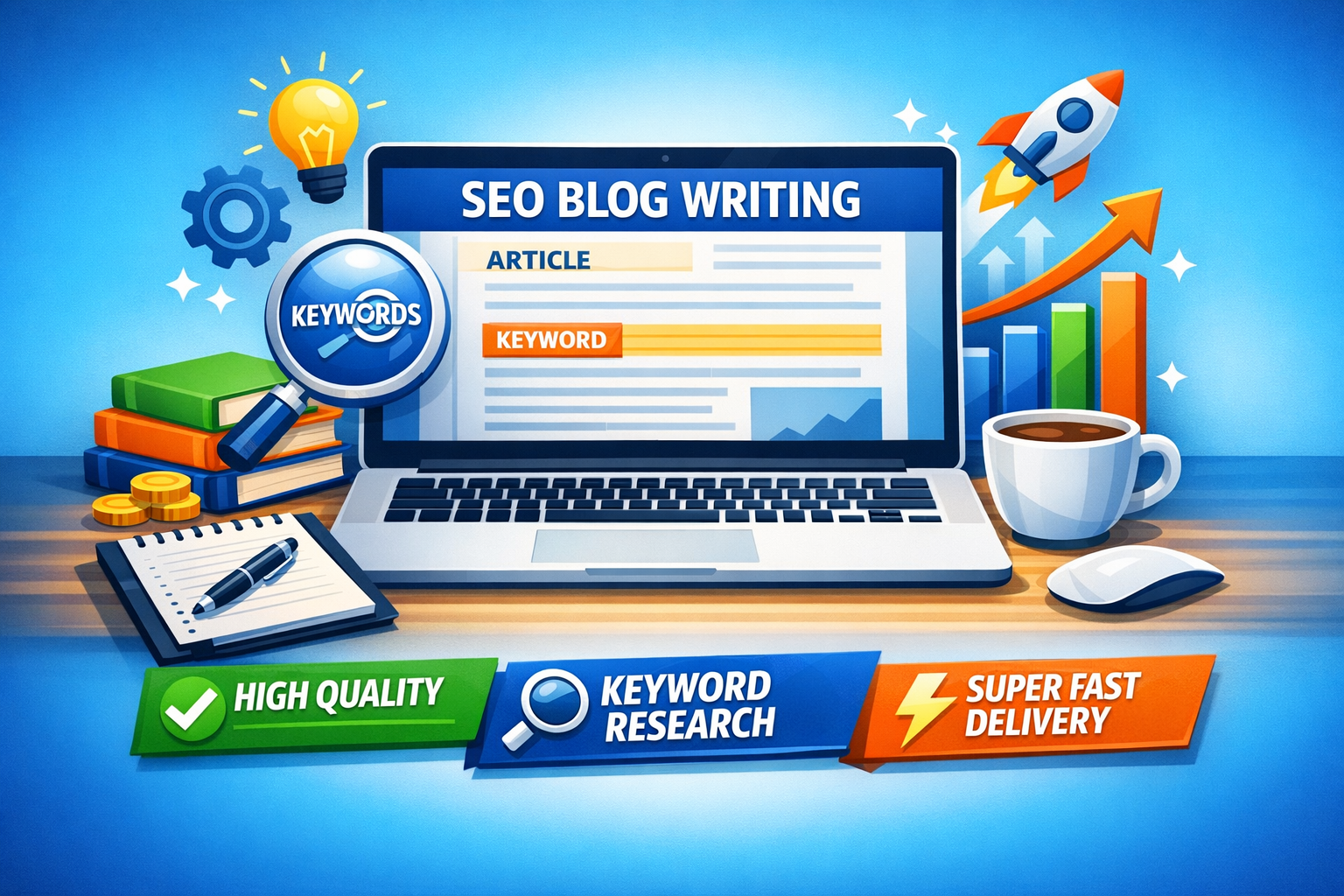 I Will Write SEO-Optimized Blog Articles That Rank on Google